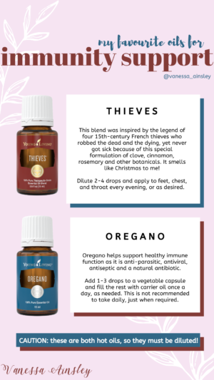 the 2 biggest changes from using essential oils included natural immunity support 